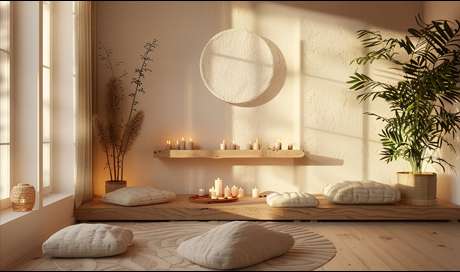 relaxing Zen spa atmosphere